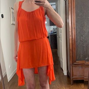 Light weight orange summer dress
